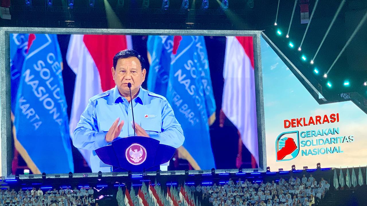 Presiden Prabowo Subianto meresmikan Gerakan Solidaritas Nasional (GSN) pada Sabtu (2/11/2024).