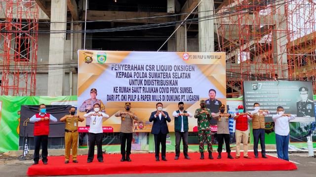 Bantu Pasien Covid-19, Sinar Mas Sumbangkan Oksigen ke Sumsel