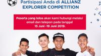 Allianz Explorer Camp 2019 telah memasuki fase seleksi pemain yang memiliki kesempatan untuk mengikuti program di Munchen, Jerman.