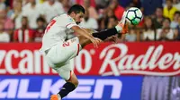 Nolito akan menjadi andalan Sevilla saat menghadapi Barcelona pada laga final Copa del Rey di Estadio Wanda Metropolitano, Sabtu (21/4/2018). (AFP/CRISTINA QUICLER)