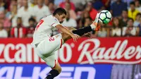 Nolito akan menjadi andalan Sevilla saat menghadapi Barcelona pada laga final Copa del Rey di Estadio Wanda Metropolitano, Sabtu (21/4/2018). (AFP/CRISTINA QUICLER)