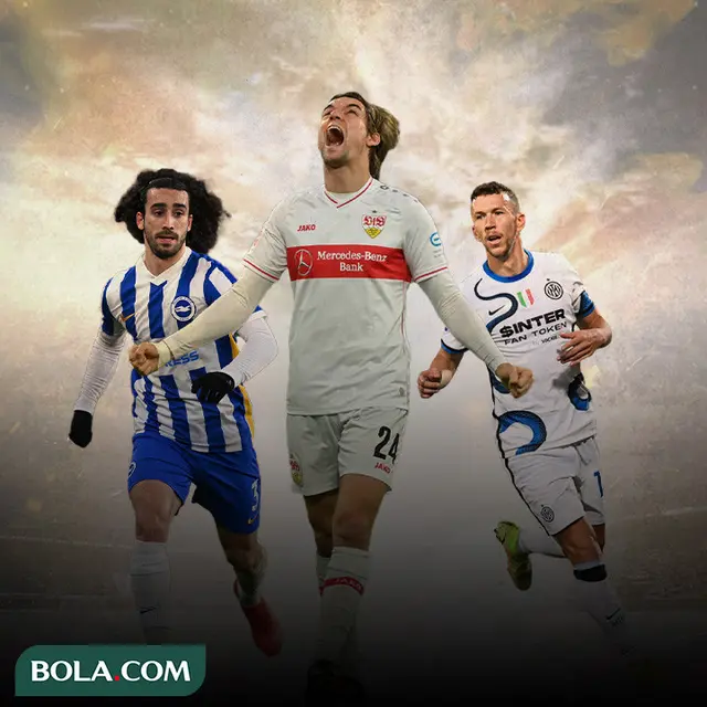 Ilustrasi - Marc Cucurella, Borna Sosa, Ivan Perisic