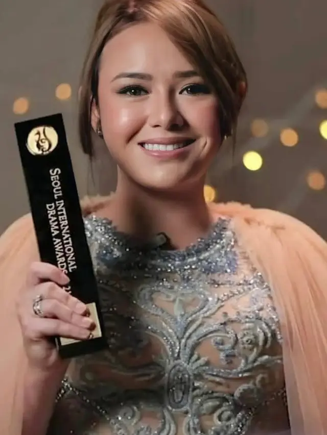 6 Momen Amanda Manopo Menang Asian Star di Seoul International Drama Awards 2021