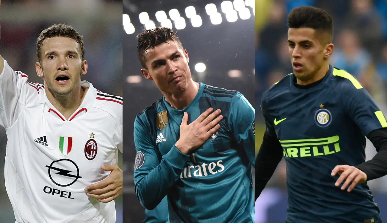 Serie A memang belum bisa bersanding dengan Premier League dalam urusan belanja pemain. Namun Serie A pernah melakukan transfer pemain super mahal dan kembali melakukannya saat Juventus memboyong Ronaldo. (Kolase Foto AFP)