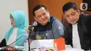 Terdakwa Irjen Napoleon Bonaparte saat menjalani sidang lanjutan dengan kasus dugaan penganiyaan terhadap M Kece di Pengadilan Negeri (PN) Jakarta Selatan, Kamis (23/6/2022). Sidang yang beragendakan pemeriksaan saksi ini menghadirkan M Kece sebagai saksi pelapor. (Liputan6.com/Herman Zakharia)