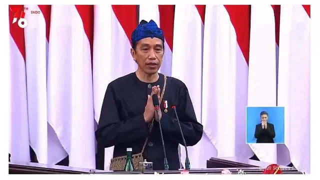 7 Potret Presiden Jokowi Pakai Baju Adat Suku Baduy di Sidang Tahunan MPR RI