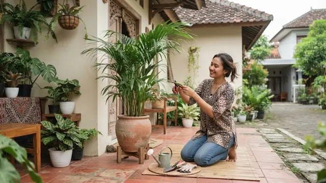 Tanaman yang cocok ditanam wanita virgo yang suka semuanya rapi model kentia palm