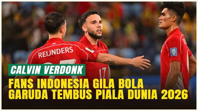 Calvin Verdonk penuh percaya diri. Bek andalan Timnas Indonesia ini yakin Garuda bisa menumbangkan Arab Saudi dan Irak untuk mewujudkan mimpi besar, lolos ke Piala Dunia 2026.
