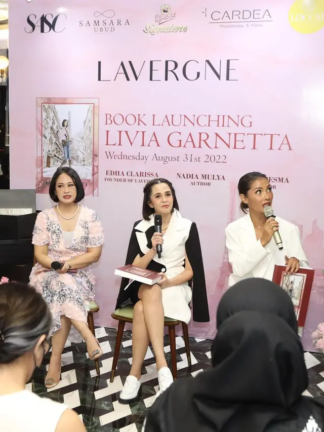 Peluncuran buku Livia Garnetta