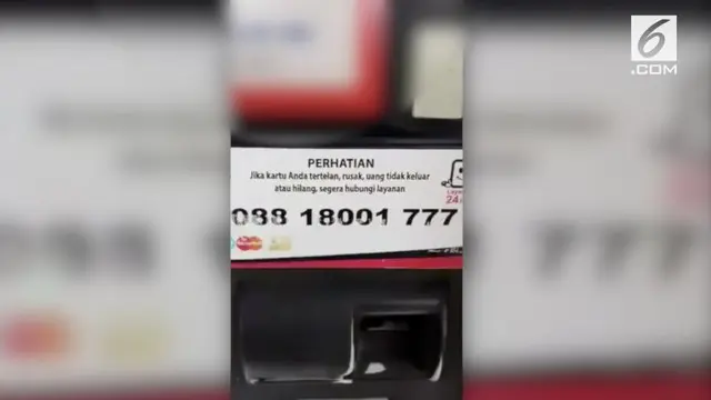 VIDEO: Waspada, Modus Penipuan Kartu ATM Tertelan