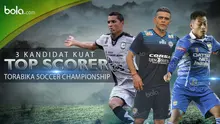 3 Kandidat Kuat Top Scorer Torabika Soccer Championship (bola.com/Rudi Riana)
