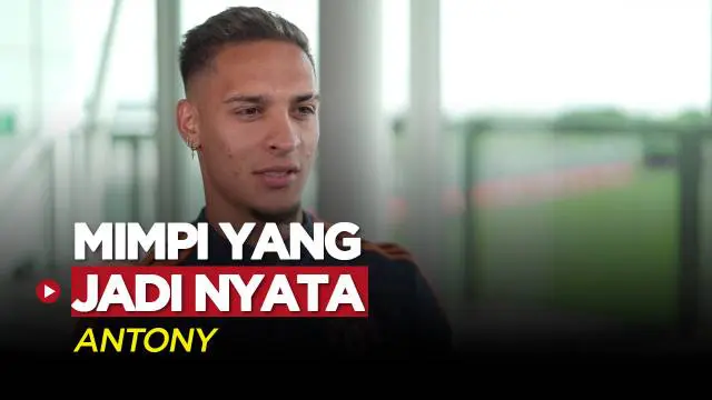 VIDEO: Antony Ungkap Mimpinya Tampil Bersama Erik ten Hag di MU
