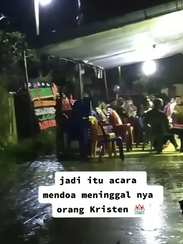 Acara untuk mendoakan tetangga yang berpulang