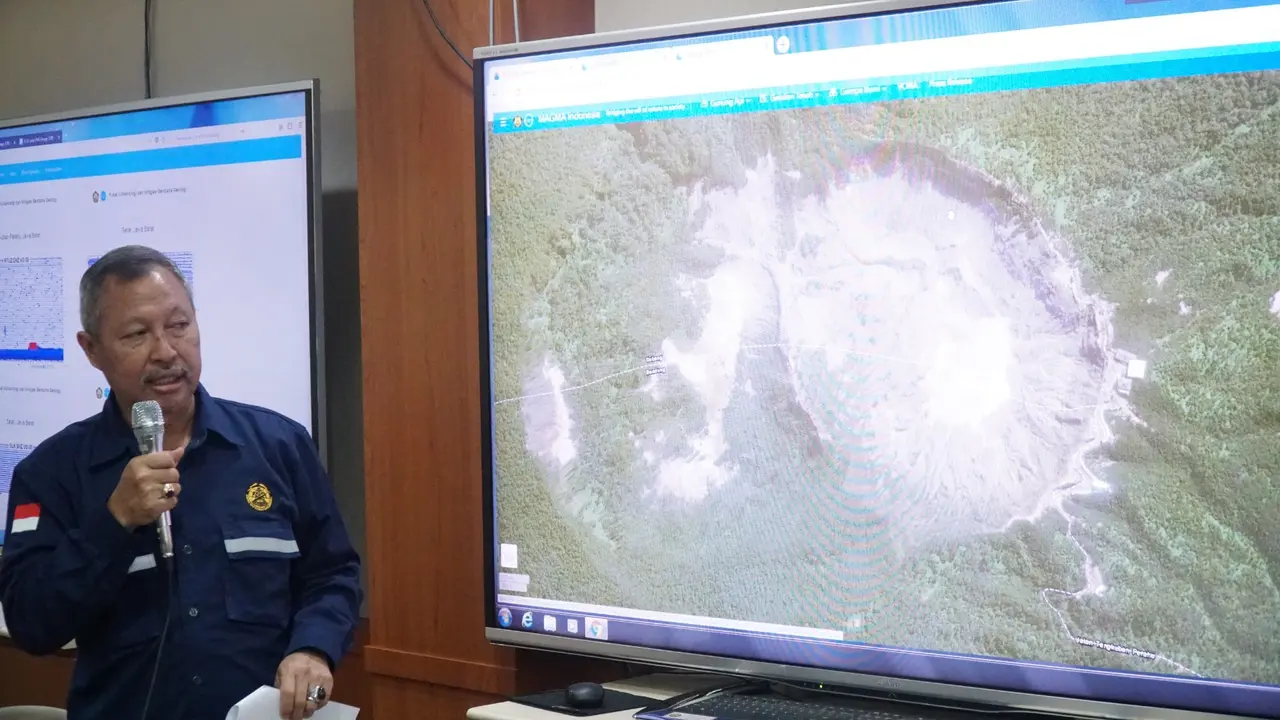 Kepala Bagian Tata Usaha PVMBG Gede Suantika