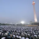 Doa Enam Agama Bergema di Monas, 100 Ribu Jemaah Hadir