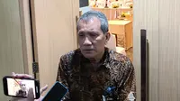 Deputi Pencegahan dan Monitoring KPK Pahala Nainggolan di Gedung ACLC, Kavling C1, Jakarta Selatan, Selasa (5/9/2023). (Liputan6.com/Fachrur Rozie)
