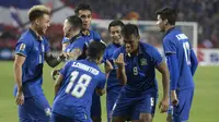 Siroch Chatthong berhasil dua kali menjebol gawang Indonesia di leg kedua final Piala AFF 2016. (Bola.com/AFF)