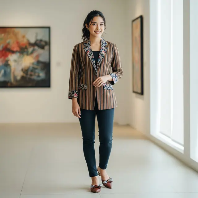 Model Baju Lurik Adat Jawa yang Stylish