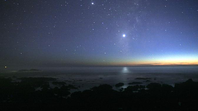 Planet Venus terlihat dari bumi. (foto: Wikipedia)