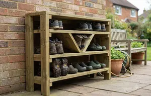 Cara Membuat Rak Sepatu Outdoor Tahan Hujan, 5 Langkah Praktis dan Kreatif Amankan Alas Kaki