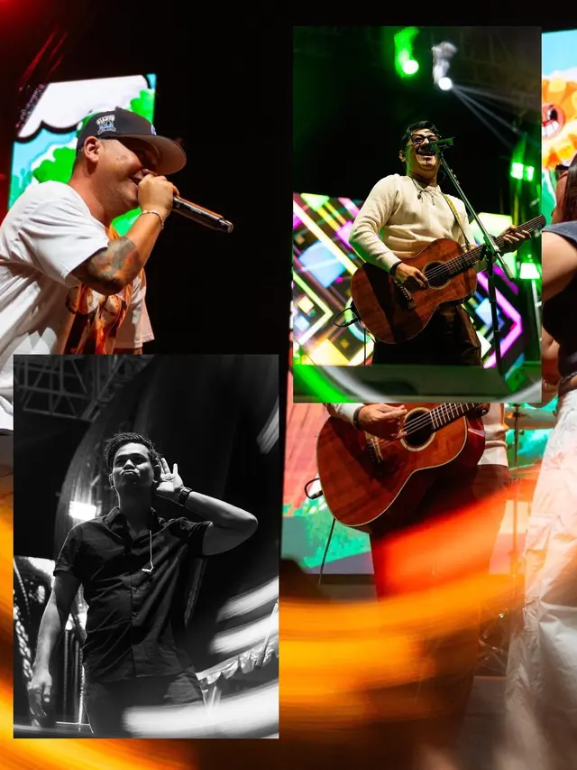 Jadi Vokalis, Ini 7 Momen Potret Gading Marten Manggung dengan Andre Taulany & Friends