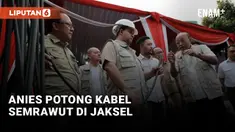 Seperti Bakmi Hitam, Anies Potong Kabel di Jaksel