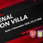 Arsenal vs Aston Villa (Liputan6.com/Abdillah)