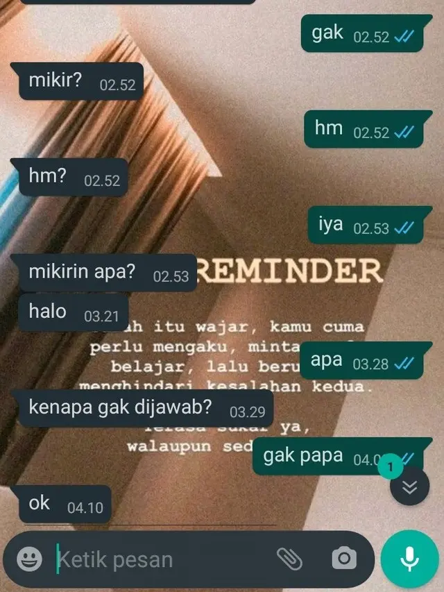 6 Chat Balasan Singkat dari Pacar Ini Bikin Nyesek Sekaligus Geregetan