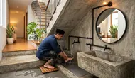 10 Model Tempat Wudhu di Bawah Tangga untuk Rumah Minimalis, Hemat Ruang dan Estetik