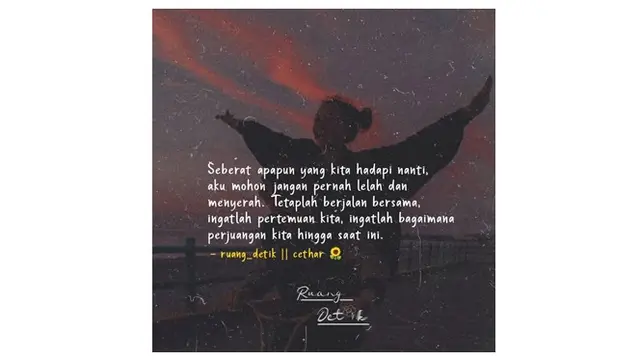 Foto kata-kata cinta (sumber: instagram/@ruang_detik)