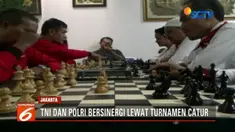 Guna meredam ketegangan antara pesonel TNI dan Polri pascapenyerangan Polsek Ciracas, digelar turnamen catur persaudaraan yang diikuti personel TNI dan Polri.