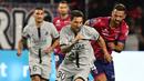 Lionel Messi tampil menawan pada laga pekan pertama Liga Prancis 2022/2023 saat mengalahkan Clermont Foot 5-0 pada Minggu (07/08/2022) dini hari WIB. (AFP/Jean-Philippe Ksiazek)
