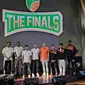 Pemain Pelita Jaya dan Prawira Bandung bersiap hadapi IBL Finals 2023 (Liputan6.com/Thomas)