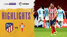 Berita video highlights Liga Spanyol. Atletico Madrid Vs Celta Vigo, 2-2, Selasa (9/2/21)
