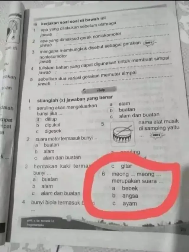 Jawaban Polos Ujian Sekolah