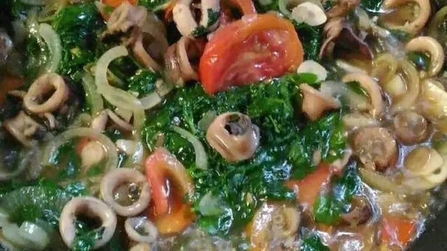Cumi Oseng Daun Kelor