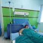 Fajri, 27 tahun, warga Pedurenan, Karang Tengah, Kota Tangerang yang menderita obesitas hingga berat badannya 280 Kilogram, mendapatkan penanganan intensif di RSUD Kota Tangerang.