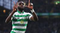 Pemain Glasgow Celtics, Odsonne Edouard melakukan selebrasi (Istimewa)