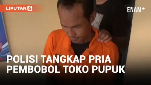 VIDEO: Sempat Kabur, Pria Pembobol Kios Pupuk di Serdang Bedagai Ditangkap Polisi