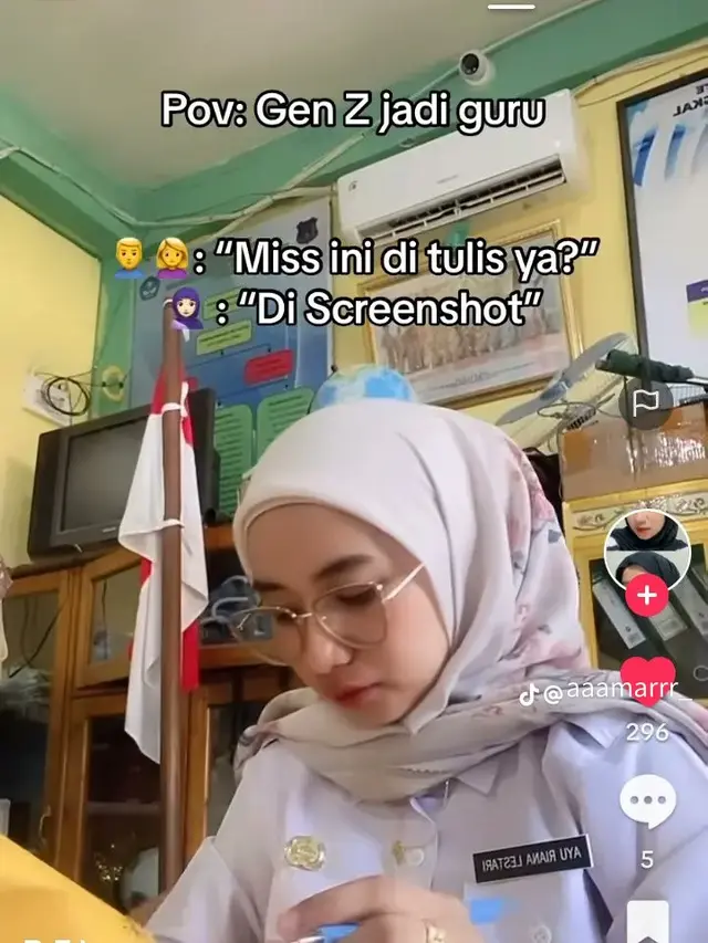 6 POV Gen Z ketika Jadi Guru Ini Bikin Ngakak, Bak Teman Sendiri dengan Murid