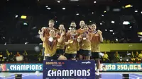 Diperkuat 3 Pebulutangkis Indonesia, Hurricanes Juara BXL Jakarta 2025