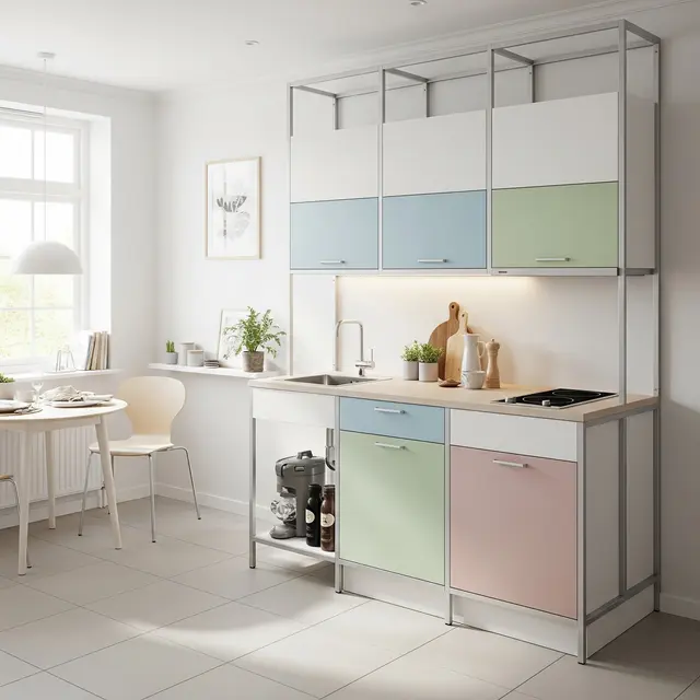 Desain Dapur Kecil Baja Ringan