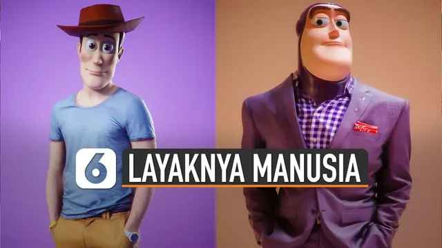 VIDEO: Begini Jadinya Kalau Tokoh Kartun Punya Tubuh Layaknya Manusia
