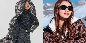 Lihat di sini beberapa potret adu gaya OOTD Fuji dan Aaliyah Massaid pakai outfit musim dingin.