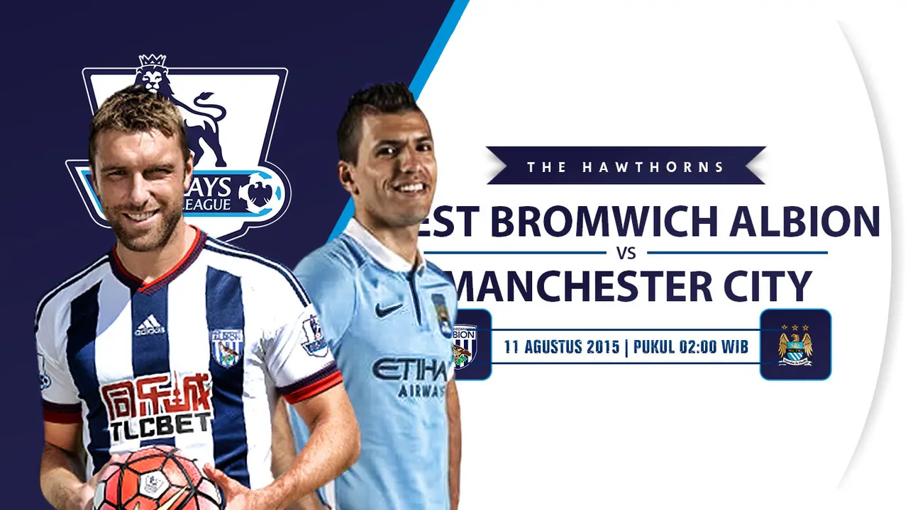 Prediksi West Bromwich Albion vs Manchester City (Liputan6.com/Yoshiro) 