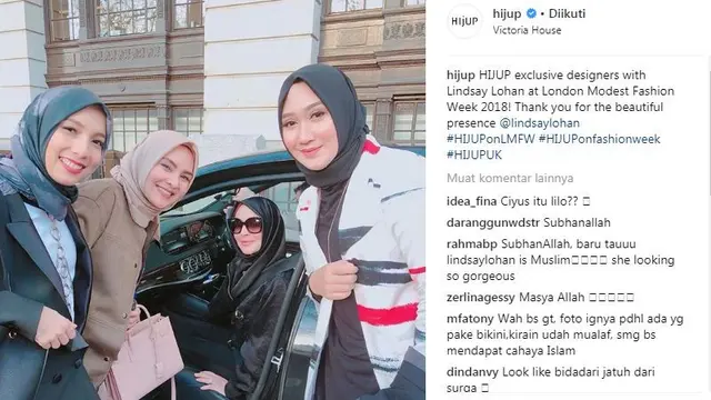 Lindsay Lohan berhijab