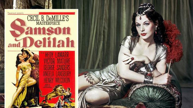 Hedy Lamarr dalam Samson and Delilah (Paramount Picture/Wikipedia)
