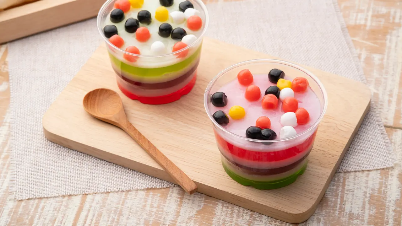 puding rainbow
