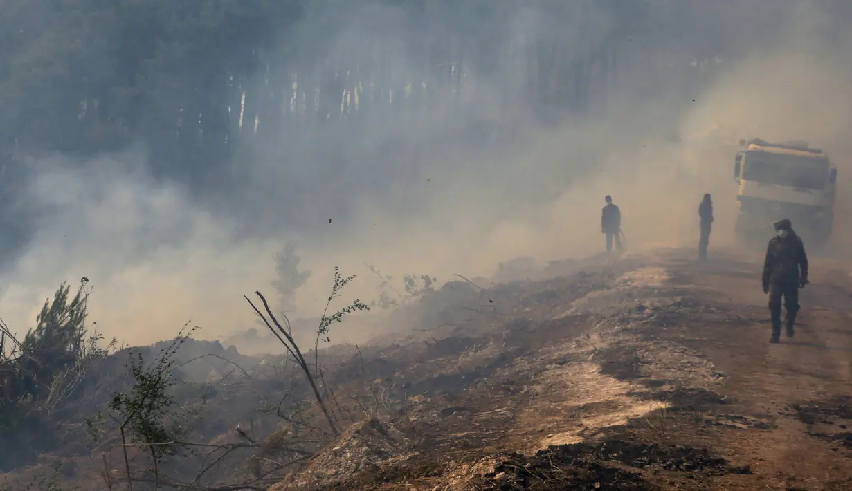 Latakia telah menghadapi kebakaran yang meluas dalam beberapa tahun terakhir yang meluas hingga ribuan hektar, merusak lahan pertanian, hutan, dan padang gurun. (LOUAI BESHARA / AFP)