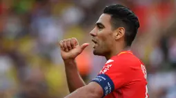 2. Radamel Falcao (Monaco) - 13 Gol (3 Penalti). (AFP/Yann Coatsaliou)